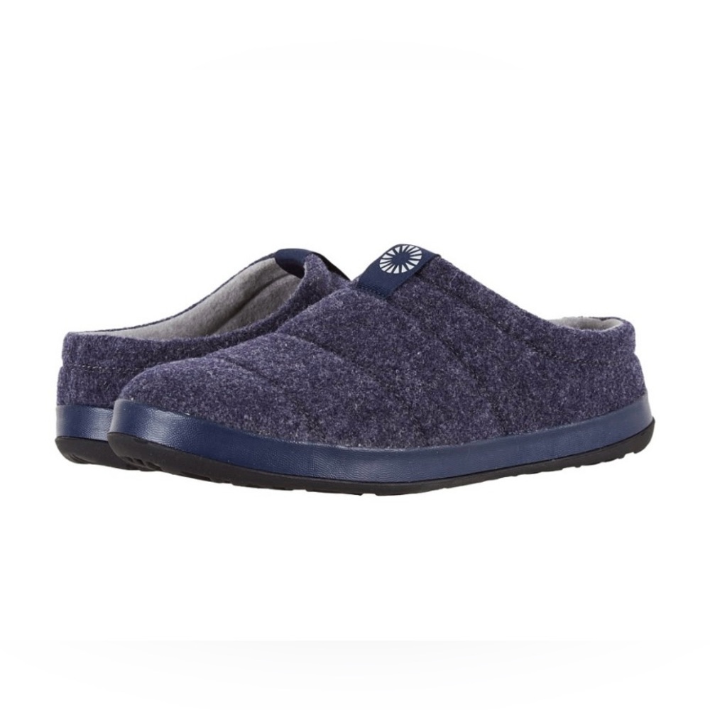 UGG Navy Wool Slippers